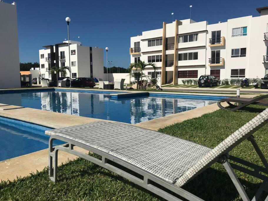 شقة بلايا ديل كارمن  في Depa De Playa C/Alberca Cerca De La 5A Avenida المظهر الخارجي الصورة